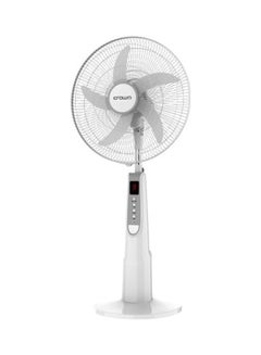 اشتري مروحة قابلة للشحن كراون لاين RF-241 بقدرة 32 وات 32.0 W rechargeable fan أبيض في الامارات