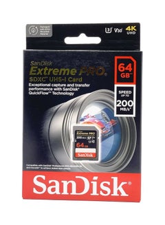 اشتري بطاقة ذاكرة إكستريم برو SDHC وSDXC UHS-I 64.0 GB في الامارات