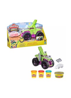 اشتري Play-Doh Wheels Chompin' Monster Truck Toy Playset, Toy Vehicles, Truck Toys for Kids, Preschool Toys for 3 Year Old Boys & Girls & Up 9.2x38.1x21.6cm في السعودية