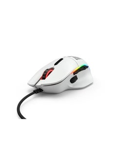 Buy Glorious Gaming Mouse - Model I 69 g Superlight Honeycomb Mouse, Matte White Mouse - 9 Customizable Buttons in Saudi Arabia