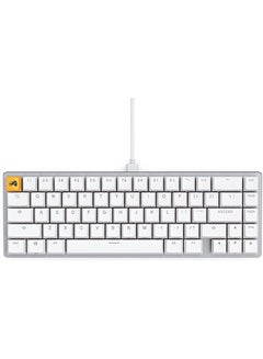 اشتري Glorious Gaming Keyboard - GMMK 2 - TKL Hot Swappable Mechanical Keyboard, Red Switches, Wired, TKL Gaming Keyboard, Compact Keyboard - 65% Percent Keyboard - White RGB Keyboard في السعودية