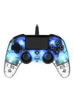 Buy Wired Compact Controller for PlayStation 4 - Blue in UAE