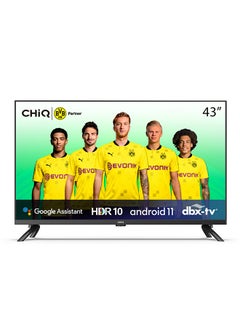 Buy LED Smart TV, HD, 43 Inch, Android 11.0, HDR10, A+ Screen, WiFi, Bluetooth 5.0, Netflix, YouTube, Prime Video, Full Screen Display, HDMI, USB L43G7P Black in UAE