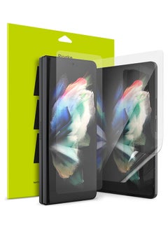 Buy Samsung Galaxy Z Fold 4 5G 2022 Dual Easy Film Back & Front Screen Protector Clear in UAE