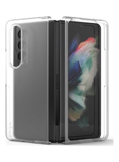 Buy Slim Case Ultra-thin Transparent Impact-Resistant and Durable Protective Cases for Galaxy Z Fold 4 Case- Clear in UAE