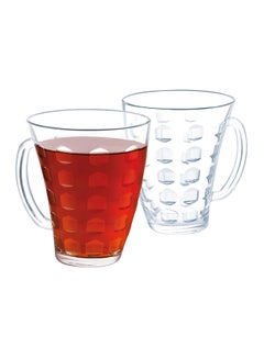 Buy 6 Piece Glass Mug Set - Made Of Tempered Glass - Coffee Mug Set For Cappuccino, Latte, Expresso, Tea - Heat Resistant Handles - Mug - A Cup Of Coffee - Coffee Mug - Each 250 ml - Volete in Saudi Arabia