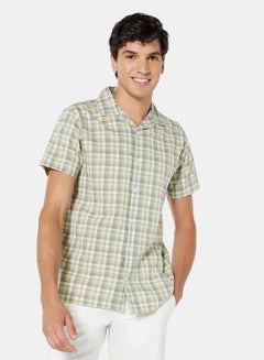 Buy Check Print Shirt Grey in UAE