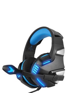 Buy 3.5Mm Wired Over Ear Gaming Headphone With Led Light And Microphone For PS4/PS5/XOne/XSeries/NSwitch/PC in UAE