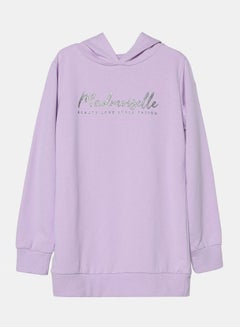 Buy Girls Hoodie Purple in UAE