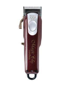 Buy Magic Clip Cordless Clipper Maroon/Silver 0.8-2.5mm in UAE