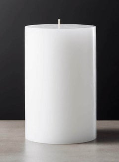 Buy Pack of 4 Modern Unscented Wax Pillar Candle Unique Luxury Quality Product For The Perfect Stylish Home White 4 x 4.5inch in Saudi Arabia