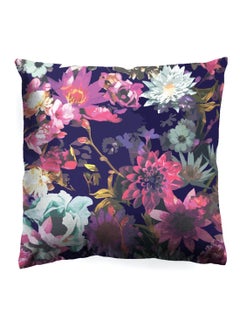 Buy Decorative Cushion , Size 45X45 Cm Flora - 100% Cotton Cover Microfiber Infill Bedroom Or Living Room Decoration Flora Standard SizeNone in UAE