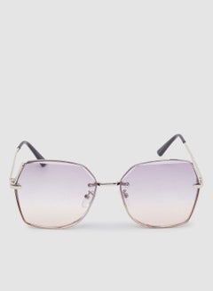 Buy Women's Sunglass With Durable Frame Lens Color Multicolour Frame Color Silver in Egypt