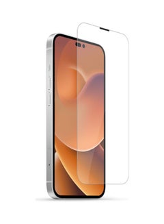 اشتري DEFENDR Case Friendly Tempered Glass - iPhone 14 PRO- 6.1,Fingerprint Recognition ,Antibacterial Glass,Shatterproof, ,SELF INSTALLATION APPLICATOR INCLUDED. CLEAR في السعودية