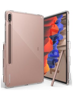 اشتري Fusion Compatible With Samsung Galaxy Tab S8 Plus (2022)/S7 Plus (2020) Case Clear في الامارات