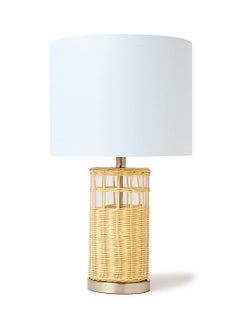 Buy Weave Table Lamp | Lampshade Beige 14 x 14 x 24inch in Saudi Arabia
