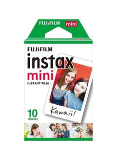Buy Instax Mini Instant Film 10 Sheets Pack For Instax Mini 7, 7s, 8, 25, 50 Multicolour in Saudi Arabia