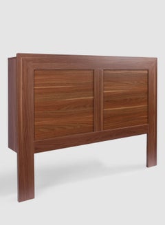 Buy Wood Headboard Only - With Storage - Modern Home - Install Attach To Wall - Dark Brown 1460*280*1120mm in UAE