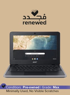 Buy Renewed - Acer Chromebook C733 Series 4GB Ram 32GB Storage Intel HD Graphics English Shale Black in UAE