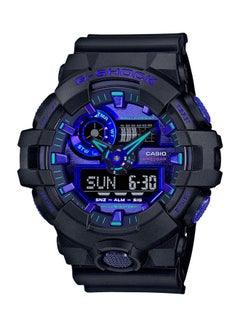 Buy Men's Analog Plus Digital Round Water Resistance Wrist Watch GA-700VB-1ADR in Saudi Arabia