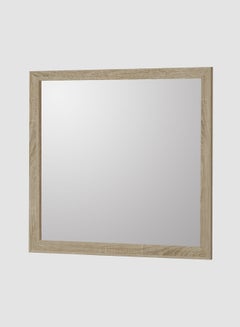 Buy Beatrixwills Collection Wall Mounted Mirror Engineered Wood Sonoma Oak in Saudi Arabia