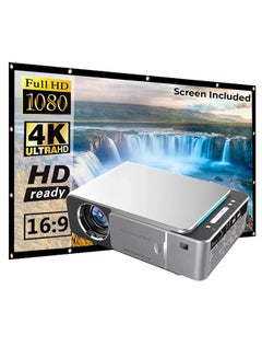 Buy Wifi 3500 Lumens/Ideal Screen Size Upto 100 Inch For Small/Big Room Native Res 1280X720P Wireless Mirroring Home Theater Portable Projectors PROJ-WO-32-S_SCR-03 Silver in UAE