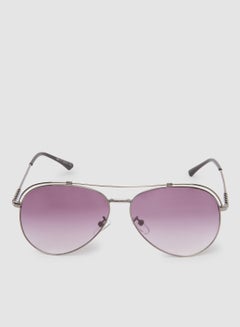 Buy Women's Sunglass With Durable Frame Lens Color Grey Frame Color Silver in Egypt