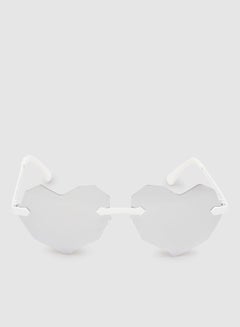 Buy Women's Sunglass With Durable Frame Lens Color Silver Frame Color Silver in Egypt