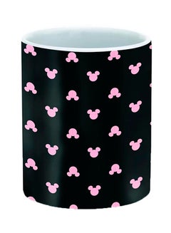 Buy Premium Mickey Print Designer Mug Black/Pink in UAE