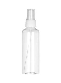 Buy Mini Travel Empty Spray Bottle Clear/White 100ml in Saudi Arabia