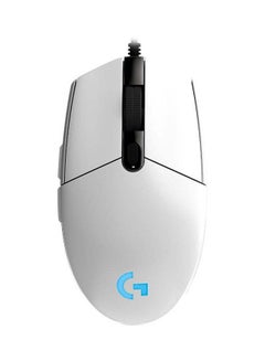 Buy Logitech G102 Light Sync Gaming Mouse with Customizable RGB Lighting, 6 Programmable Buttons, Gaming Grade Sensor, 8 k dpi Tracking,16.8mn Color, Light Weight (White) in UAE