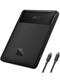 Buy 20000.0 mAh 20000mAh Power Bank 100W USB C Portable Charger, Super Fast Charging Slim Battery Pack For Laptop, MacBook Air, Dell, IPad, HP, iPhone, Samsung Galaxy, Switch And More - Black in UAE
