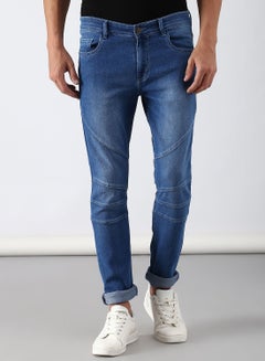 Buy Slim Fit Jeans Light Blue in Saudi Arabia