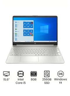 Buy 15-DY2093DX Laptop With 15.6-Inch Full HD Display, 11th Gen Core i5-1135G7 Processer/8GB RAM/256GB SSD/Intel Iris Graphics/Windows 11/ English Natural Silver in UAE