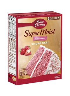 Buy Strawberry Supermoist Cake Mix 400.0grams in UAE