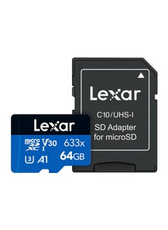 اشتري 633x Micro SDHC/SDXC UHS-I Card 64.0 GB في الامارات