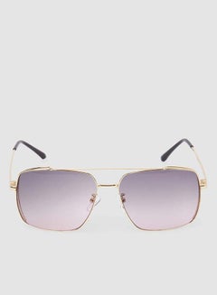 Buy Women's Sunglass With Durable Frame Lens Color Multicolour Frame Color Gold in Egypt