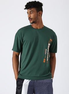 اشتري Active Wear Oversized T-Shirt Green في الامارات