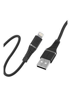 Buy iPhone 15 Cable, High Tensile Strength Data Sync & Charge Cable with Lightning Connector 1.2M Black Black in UAE