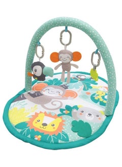 Buy Jungle Friends At With Single Arch, Baby playmat and Activity Gym 45x16.5x38cm in UAE