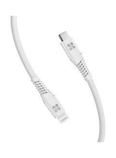 اشتري iPhone 15 Cable, 20W Power Delivery USB-C To Apple Lightning Connector Cable 1.2M White White في السعودية
