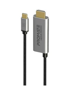 Buy 4K CrystalClarity USB-C to HDMI Cable 1.8M Grey in UAE