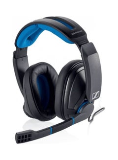 Buy Closed Acoustic Gaming Headset GSP 300 With Mic BlackBlue in UAE