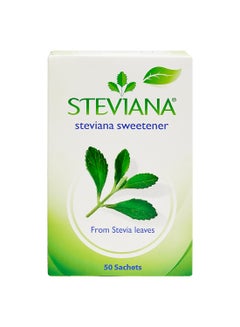 اشتري Sweetener From Stevia Leaves Healthy And Tasty 50 Sachets 125grams في السعودية