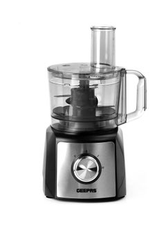 Buy Compact Food Processor Multifunctional Electric Chopper Shredder With Grater Attachments 1.2 L 1200.0 W GMC42015UK-N Black/Silver in UAE