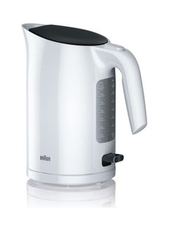 Buy Purease Electric Kettle Purease Water Level Indicator, Overheat Protection, Cordless 1.7 L 2200 W WK 3100 WH White in UAE