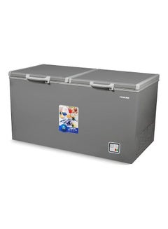 Buy Double Door Chest Freezer 700 L 72 kW NCF700N7DDS Silver in UAE