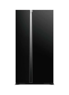 اشتري Side By Side 2 Door Inverter Series Refrigerator 10 Year Compressor Warranty RS700PUK0GBK Black في الامارات