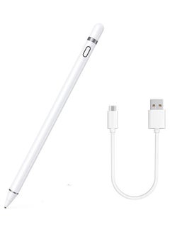 Buy Pen For Apple iPad Stylus Features A Fine Tip Of 1.2mm White in UAE