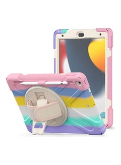 Buy Protective Case Cover For Apple iPad 10.2 inch 2021/2020/2019(9th/8th/7th) Gen Multicolour in Saudi Arabia